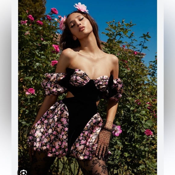 For Love And Lemons Dresses & Skirts - For Love & Lemons Kate Mini Dress Pink New with Tags!